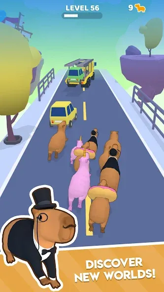 Capybara Rush (Капибара Раш)  [МОД Много монет] Screenshot 4