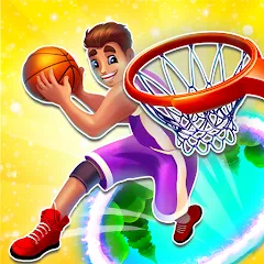 Скачать взломанную Hoop World: Flip Dunk Game 3D (Хуп Ворлд)  [МОД Меню] - стабильная версия apk на Андроид