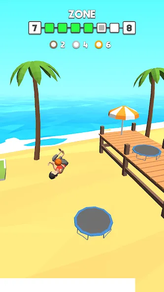 Flip Dunk (Флип Данк)  [МОД Бесконечные монеты] Screenshot 4