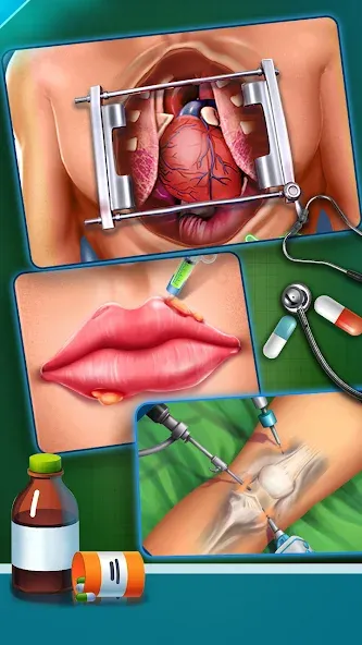 Surgery Doctor Simulator Games  [МОД Меню] Screenshot 4