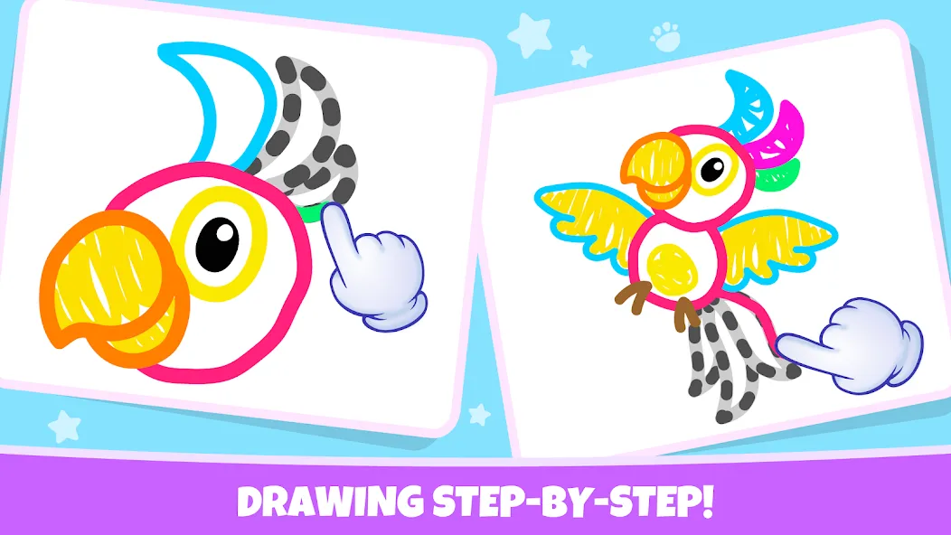 Drawing for kids! Toddler draw  [МОД Много денег] Screenshot 3