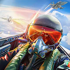 Скачать взломанную Jet Fighter: Sky Combat 3D (Джет Файтер)  [МОД Меню] - полная версия apk на Андроид