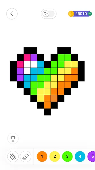 Color by Number：Coloring Games (Цвет по номерам)  [МОД Много монет] Screenshot 4