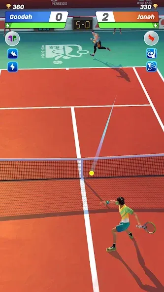 Tennis Clash: Multiplayer Game (Теннис Клаш)  [МОД Бесконечные деньги] Screenshot 2