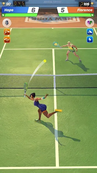 Tennis Clash: Multiplayer Game (Теннис Клаш)  [МОД Бесконечные деньги] Screenshot 3