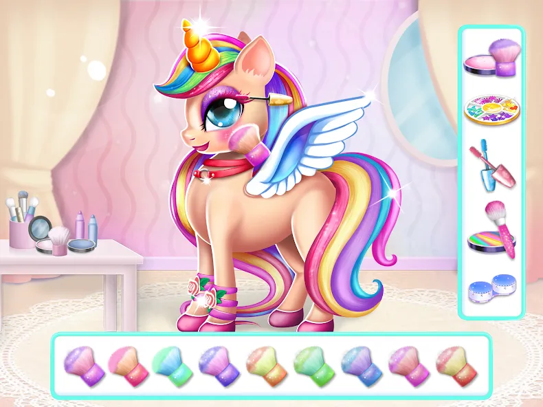 Unicorn Dress up Girls Game  [МОД Unlimited Money] Screenshot 4