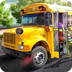 Скачать взломанную School Bus 16  [МОД Много денег] - полная версия apk на Андроид