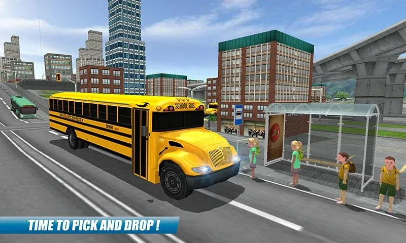 School Bus Driving Game  [МОД Меню] Screenshot 5