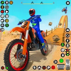 Взлом Bike Stunt Games Stunt Bike 3D (Байк стант рэмп игра Байк Джамп)  [МОД Все открыто] - последняя версия apk на Андроид