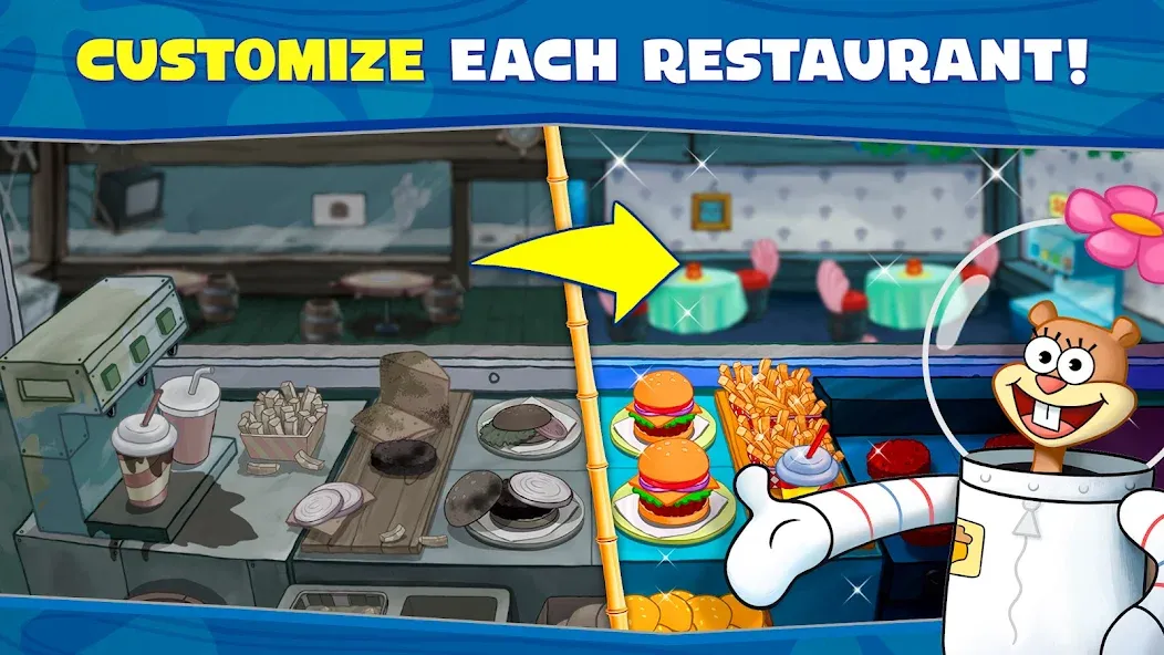 SpongeBob: Krusty Cook-Off  [МОД Menu] Screenshot 5