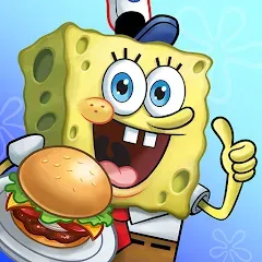 Скачать взломанную SpongeBob: Krusty Cook-Off  [МОД Menu] - полная версия apk на Андроид