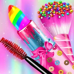 Скачать взломанную DIY Candy Makeup-Beauty Salon (ДИУАИ Мейкап)  [МОД Много монет] - последняя версия apk на Андроид