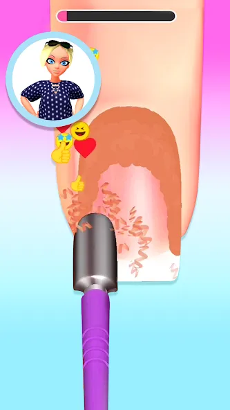 Nail Salon 3D  [МОД Mega Pack] Screenshot 2