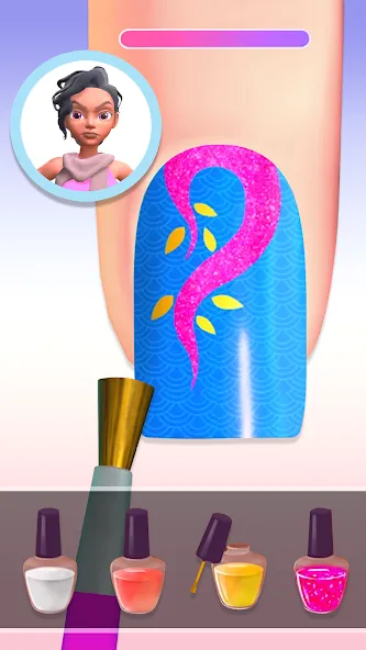 Nail Salon 3D  [МОД Mega Pack] Screenshot 5