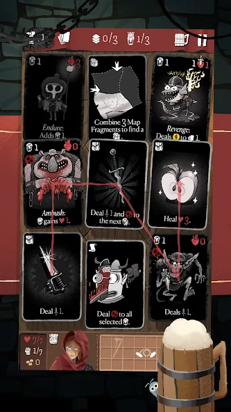 Card Crawl Adventure (Кард Кроул Приключение)  [МОД Много монет] Screenshot 1