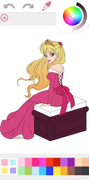 Princess Coloring Book Game  [МОД Unlocked] Screenshot 4