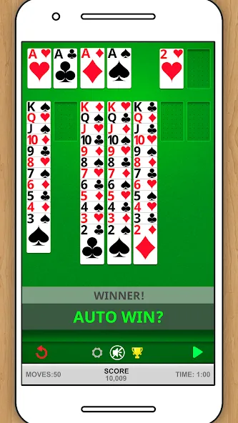 SOLITAIRE CLASSIC CARD GAME  [МОД Unlocked] Screenshot 3