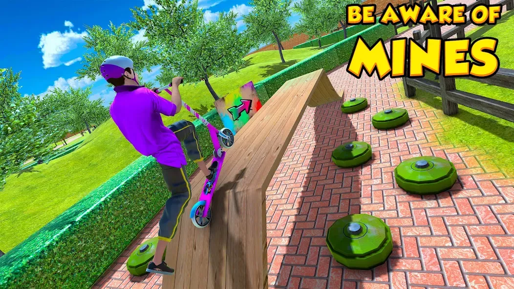 BMX Air Skate Scooter Tricks  [МОД Unlocked] Screenshot 1