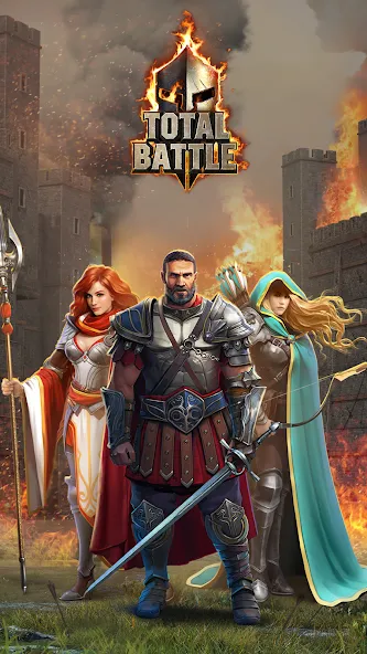 Total Battle: Strategy Games (Тотал Батл)  [МОД Бесконечные монеты] Screenshot 1