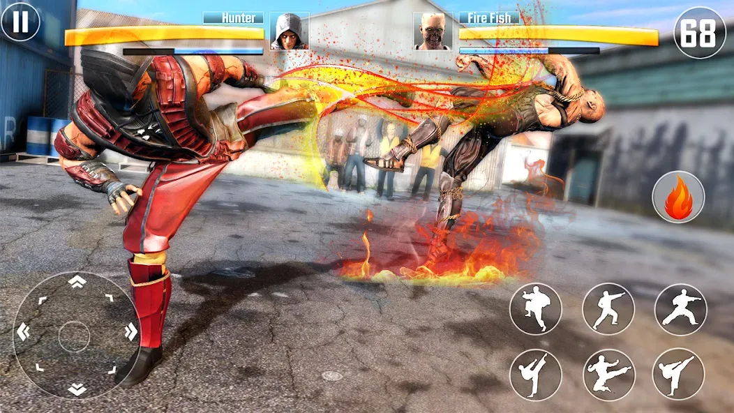 Kung Fu Fighting Karate Games (Кунгфу файтинг карате игры)  [МОД Mega Pack] Screenshot 5