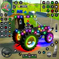 Скачать взломанную Tractor Farming Games 2023  [МОД Много денег] - полная версия apk на Андроид