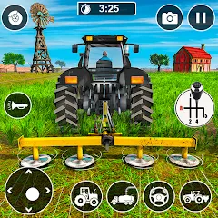 Скачать взлом Real Tractor Driving Games (Риал Трактор Драйвинг Геймс)  [МОД Много монет] - последняя версия apk на Андроид