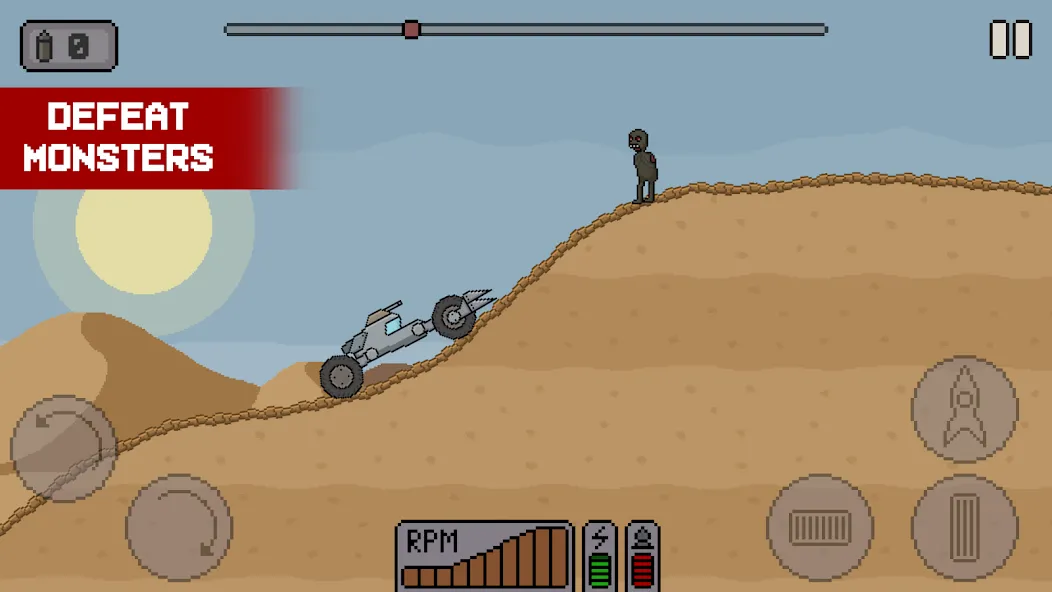 Death Rover: Space Zombie Race (Дэт Ровер)  [МОД Все открыто] Screenshot 2