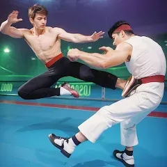 Взломанная Kung Fu Karate Fight Game (Кунгфу карате бой оффлайн)  [МОД Все открыто] - последняя версия apk на Андроид