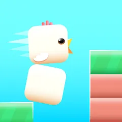 Взлом Square Bird - Flappy Chicken (Сквер Брд)  [МОД Mega Pack] - полная версия apk на Андроид