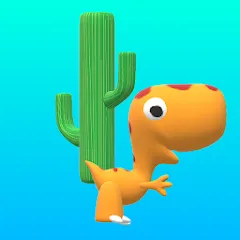 Взломанная Dinosaur Run (Динозавр Ран)  [МОД Много денег] - стабильная версия apk на Андроид