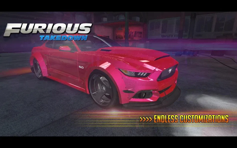 Furious: Takedown Racing (Фьюриъс)  [МОД Много монет] Screenshot 1