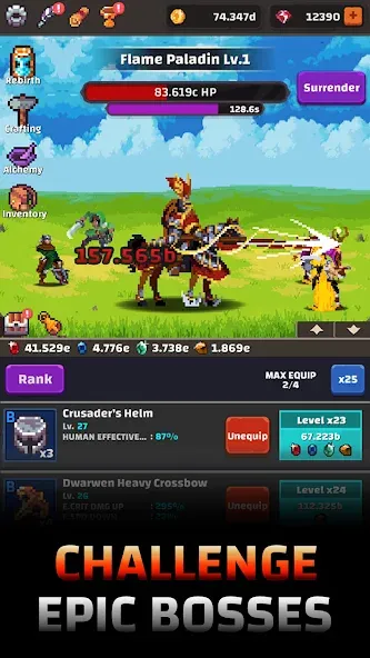 Tower Quest: Pixel Idle RPG (тауэр квест)  [МОД Все открыто] Screenshot 2