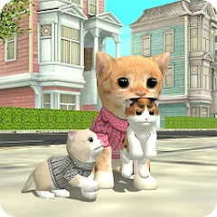 Скачать взлом Cat Sim Online: Play with Cats  [МОД Mega Pack] - последняя версия apk на Андроид