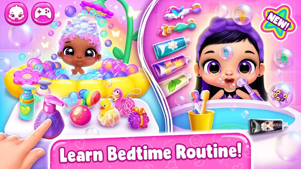 Giggle Babies - Toddler Care (Гигл Бебис)  [МОД Mega Pack] Screenshot 2