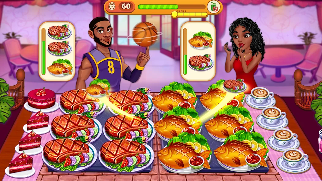 Cooking Max: Restaurant Games (Кукинг Макс)  [МОД Бесконечные деньги] Screenshot 5