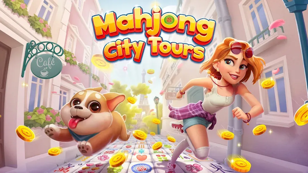 Mahjong City Tours: Tile Match (Маджонг Сити Турс)  [МОД Все открыто] Screenshot 1