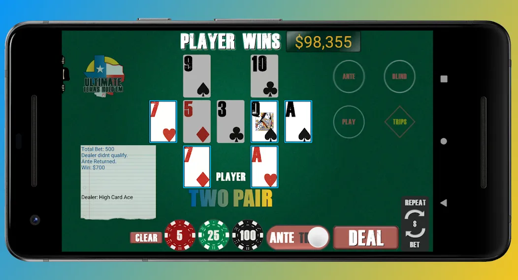 Texas Ultimate Holdem (Техасский Ультимейт Холдем)  [МОД Menu] Screenshot 1