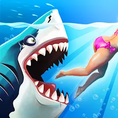 Скачать взлом Hungry Shark World (Хангри Шарк Ворлд)  [МОД Unlimited Money] - стабильная версия apk на Андроид