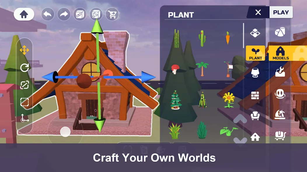 Uni - Craft your world (Юни)  [МОД Меню] Screenshot 1