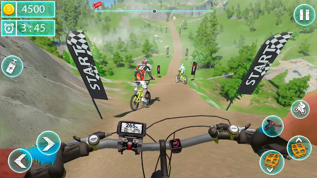 MTB Downhill: BMX Racer  [МОД Unlimited Money] Screenshot 1