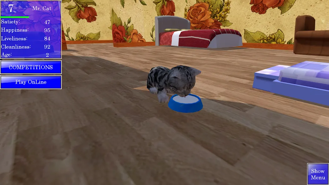 Cute Pocket Cat 3D (Сьют Покет Кэт 3Д)  [МОД Бесконечные деньги] Screenshot 4