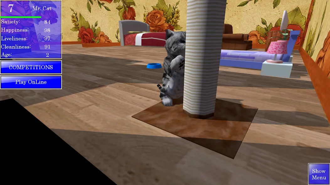 Cute Pocket Cat 3D (Сьют Покет Кэт 3Д)  [МОД Бесконечные деньги] Screenshot 5