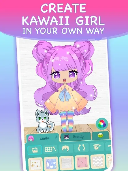 Chibi Dress Up Games for Girls  [МОД Меню] Screenshot 2