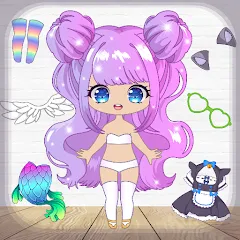 Скачать взлом Chibi Dress Up Games for Girls  [МОД Меню] - стабильная версия apk на Андроид