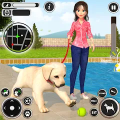 Взлом Dog Simulator Pet Dog Games 3D  [МОД Меню] - последняя версия apk на Андроид