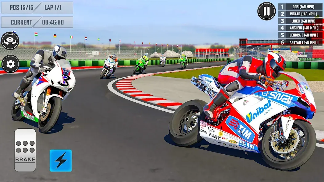 3D Bike Racing Games Offline  [МОД Menu] Screenshot 2