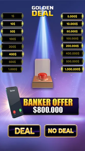 Million Golden Deal Game (Миллион Золотой Сделки)  [МОД Unlocked] Screenshot 2