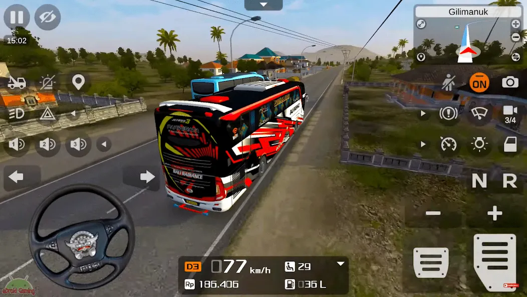 Coach Tourist Bus City Driving  [МОД Menu] Screenshot 1