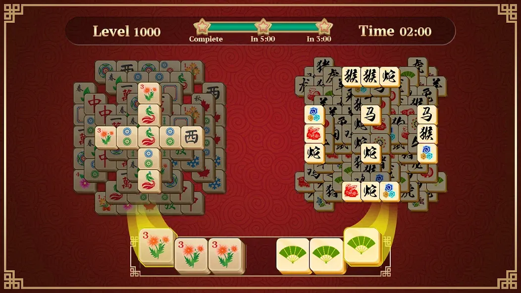 Mahjong Solitaire: 3 Tiles (Маджонг Классик)  [МОД Unlocked] Screenshot 3