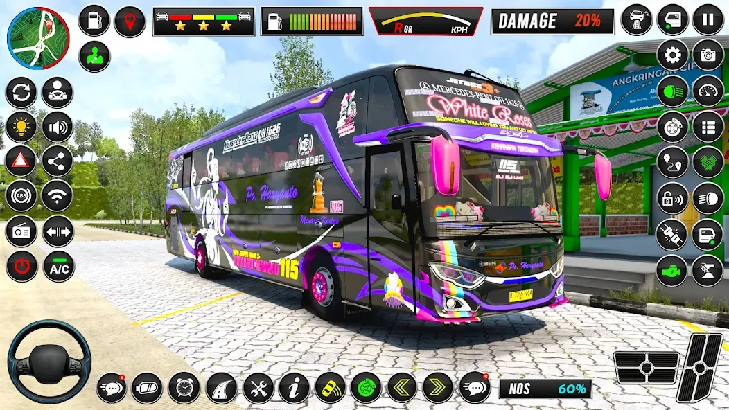 Euro Bus Simulator - Bus Games  [МОД Бесконечные монеты] Screenshot 1